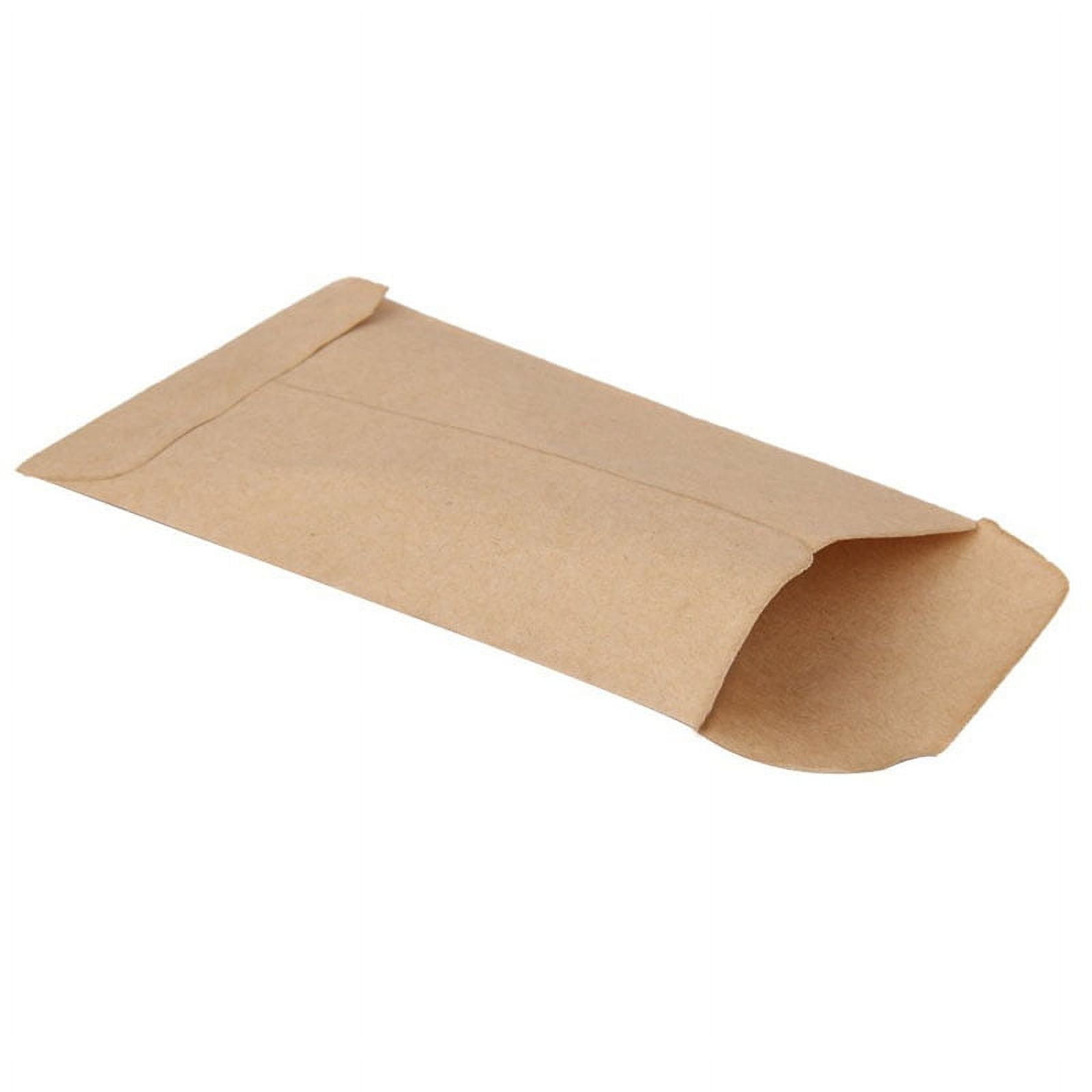 100 Packs Kraft Paper Seed Bag Soak Seed Use Envelope Pouches 6 * 10cm F0S5