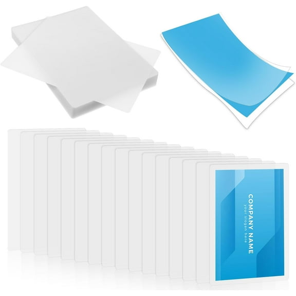 100 Packs Laminating Pouches 6" x 9" Clear Thermal Laminating Plastic Paper Laminator Sheets Index Card Laminating Pouches 5 mil Clear Lamination Sheets for Pass Cards Student ID Cards Work Permit