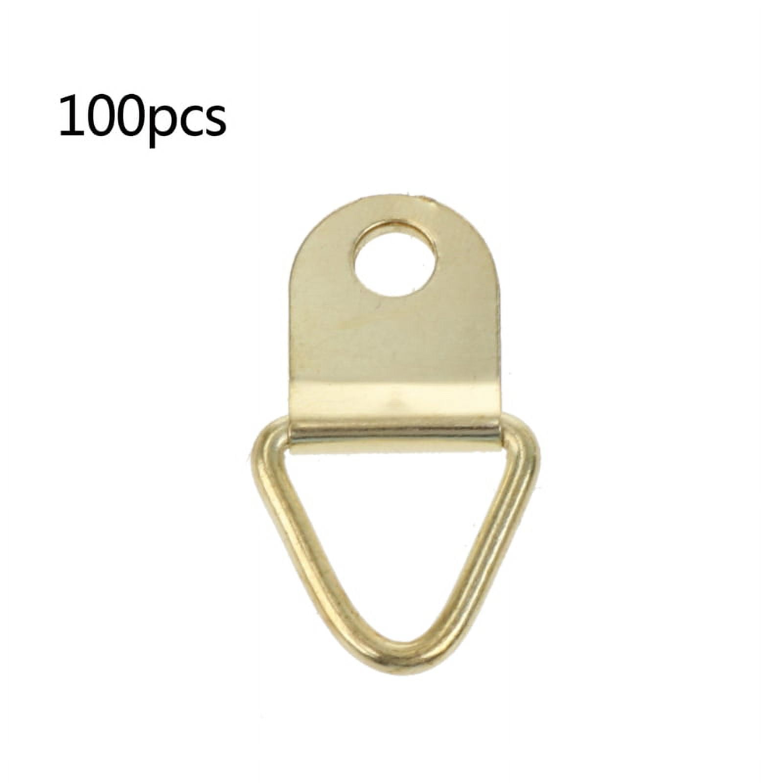 Picture Frame Backing Clips Brass 1 with Screws Large Size 100