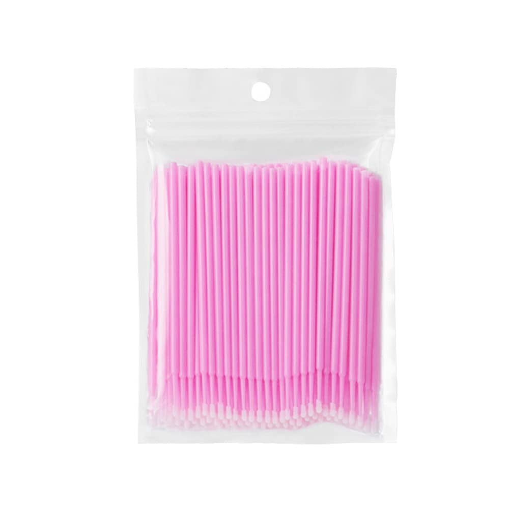 Nail Spool 100 Packs Premium Disposable Spoolie Micro Brush, Cotton Mascara Wands ...