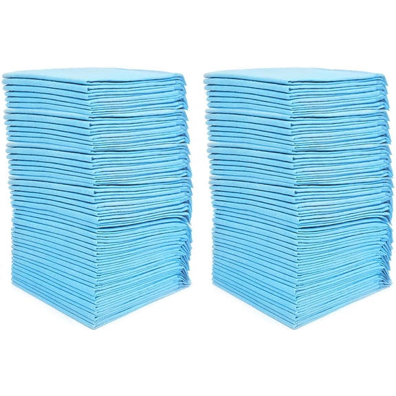 (100 Pads) Ultra Absorbency Pet Toilet Training Pads 18" x 13" Moisture Locking Technology Turns Liquid into Gel - Perfect for Rabbits and Guinea Pigs