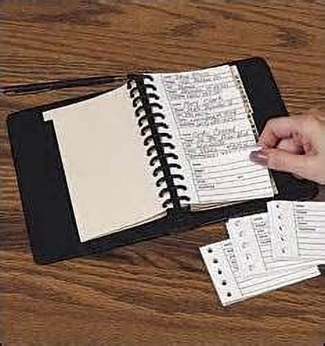 Skymall 100-Page Loose-Leaf Desktop Address Book Refills with Spiral ...