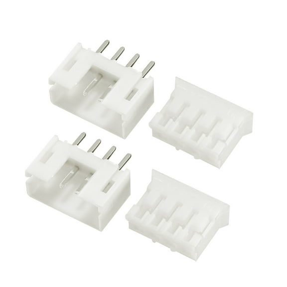 100 Pairs 2mm Pitch 4P PH2-4P Connector Female Pin Header + Housing