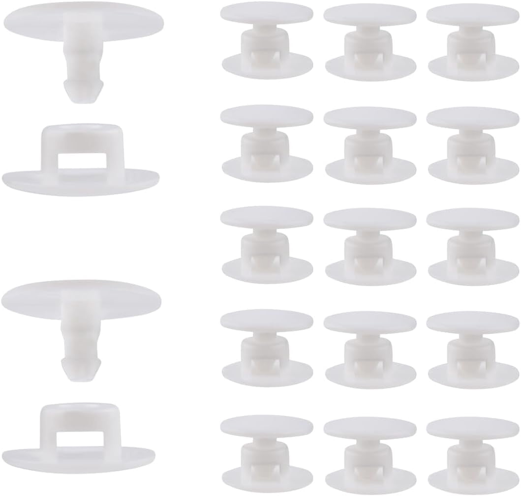 100 Pairs Replacement Buttons, Buckle Button Accessories for Shoe ...