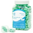 100 Pairs Slim Foam Ear Plugs for Small Ear Canals Women, 35dB SNR Noise Canceling Sound