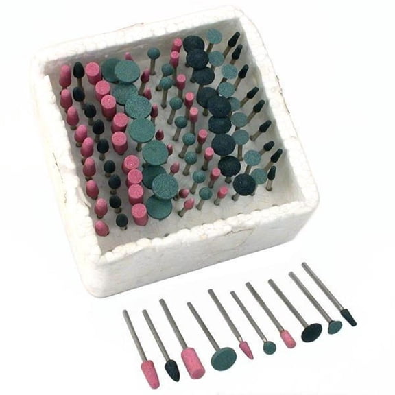 100 Pc Mounted Grinding Stones Lapidary
