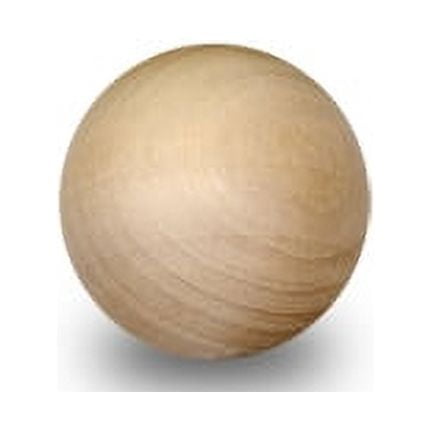 100 Pcs 1-1/4" Round Wood Balls