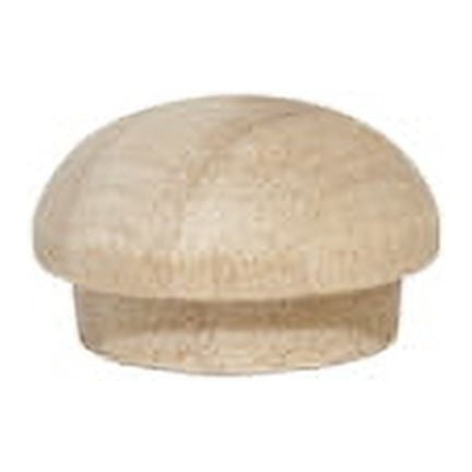 100 Pcs 1/2" Maple Buttons Short Shank - .105 tenon lengthMushroom button plugs are perfect for adding a more decorative look when covering a screw hole.