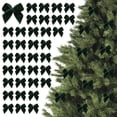 thumbnail image 1 of 100 Pcs 1 Inch Tiny Mini Velvet Bows Crafts for Christmas Tree Xmas Twist Tie Bows Small Ribbon Bowknot Christmas DIY Craft Sewing Scrapbooking Gift Wrapping, 1 of 8