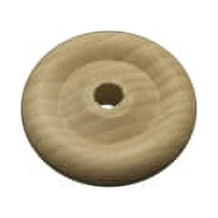 100 Pcs 1" Mini Wood Wheels 1/4" thick Hole Size 3/16" Use AP0900 axle pegs for 3/16 holes.