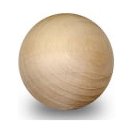 100 Pcs 1" Round Wood Balls