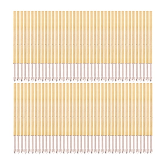 100 Pcs /1 Set Professional Spring Test Probe Pogo Pin P100-E2 Dia 1.36mm Length 33.3mm