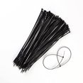 thumbnail image 1 of 100 Pcs 11" Inch UV Resistant Nylon Cable Zip Wire Ties 40 lbs Black, 1 of 3