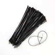 100 Pcs 11" Inch UV Resistant Nylon Cable Zip Wire Ties 40 lbs Black