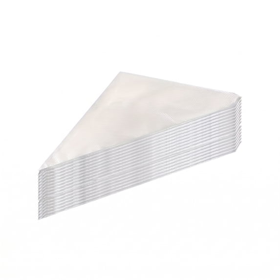 100 Pcs 12 Inch Disposable Piping Bags Thickened Anti-Burst Food Grade BPA-Free Pastry Bags for Royal Icing Cupcakes Cookies Non-Slip Cake Decorating Bags for Home Bakers,White-100PCS
