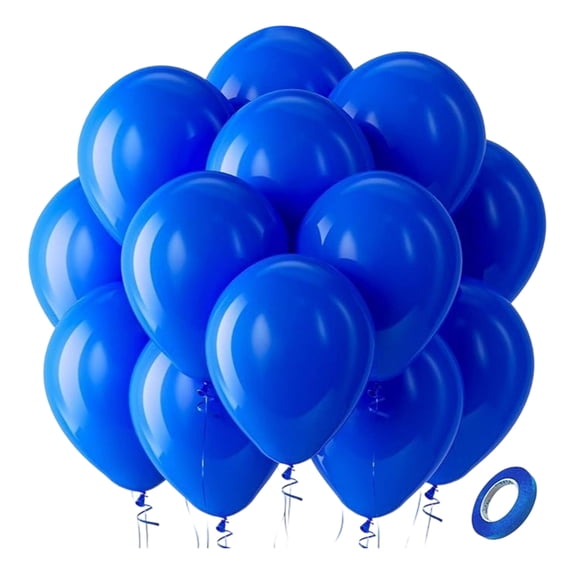 100 Pcs 12 Inch Turquoise Latex Balloons, Helium Party Balloons with Ribbon, Thick Durable Balloons for Wedding, Birthday, Baby Shower, Graduation Decor (Turquoise)