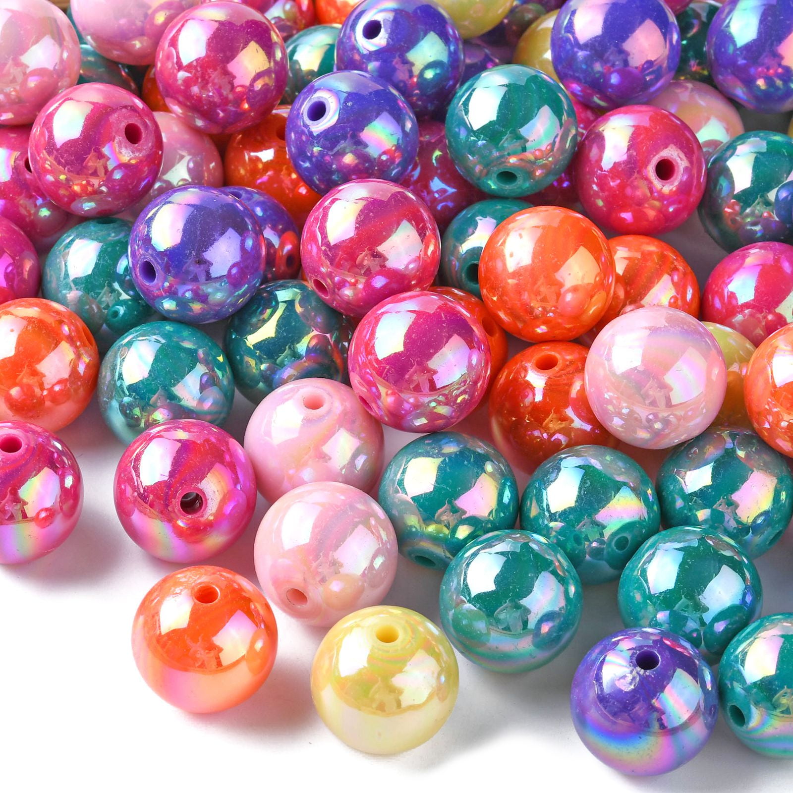 Threadart 16 Color Set of Glass Seed Beads - Size 12, Round 2mm - 14400  Beeds - 900 Beeds Per Color 