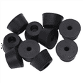 thumbnail image 1 of 100 Pcs 21 x 12 mm Conical Recessed Foot Feet Rubber Buffer Material: Rubber, 1 of 5