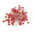 thumbnail image 1 of 100 Pcs 2x5x7mm Rectangular Head Red Diffused Light  Lamp Bulb, 1 of 1