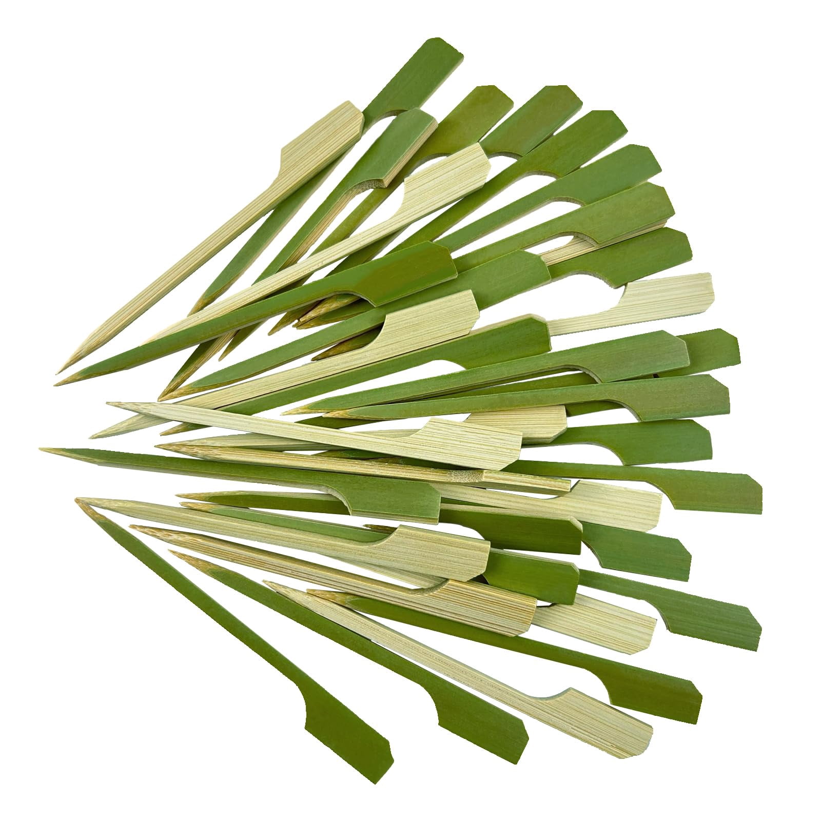 100 Pcs Bear Face Cocktail Picks - Bamboo Skewers For Appetizers, Fruit, Desserts | Party Toothpicks
