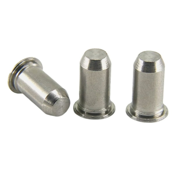 100 Pcs 304 Stainless Steel Guide Pin Rivet Pins 3x4mm. - Walmart.com