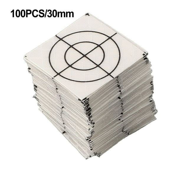 100 Pcs 30mm total station reflector reflector silver reflective target