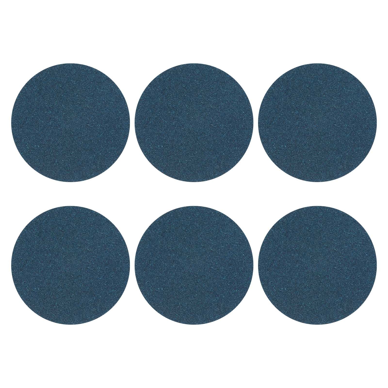 100 Pcs 5 Inch Sanding Disc 60 Grit Hook and Loop Sandpaper Random Orbital Sander Pads for Woodworking, Metal, Stone Grinding and Polishing, Blue