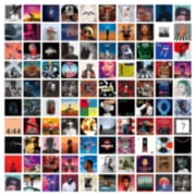 100 Pcs 5x5 Inch Collage Kit for Rooms - Album Cover, Music, Rapper and Band Posters