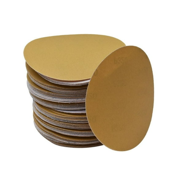 100 Pcs 6-Inch Hook Loop Sanding Discs Orbital Sander Paper Sheet Pad 60 80 120 180 240 320 Grit Sandpaper Assortment