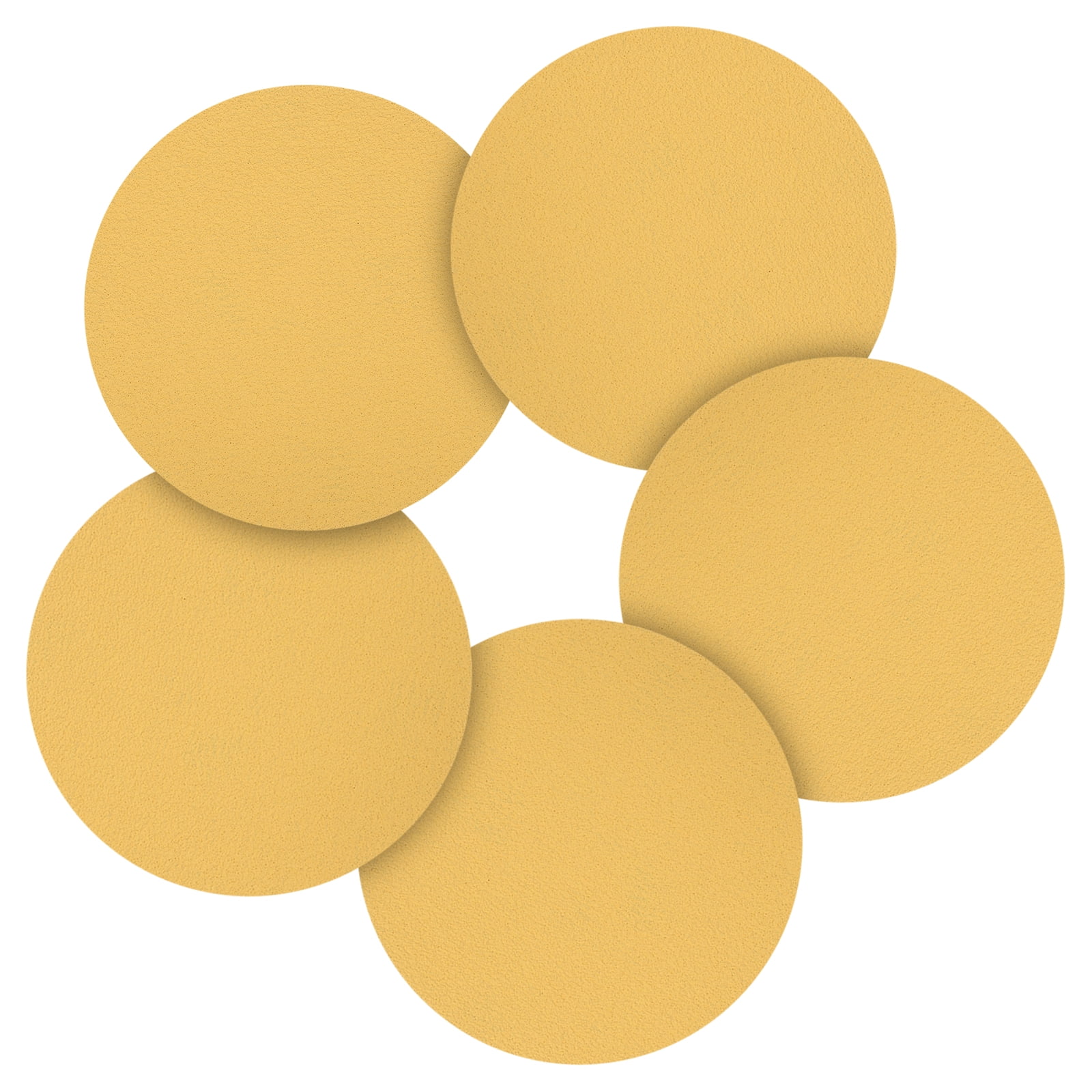 100 Pcs 6 Inch Sanding Disc 180 Grit Round Hook and Loop Sandpaper Fit for Random Orbital Sander or Automotive Car Repairing, Grinding and Polishing, Yellow