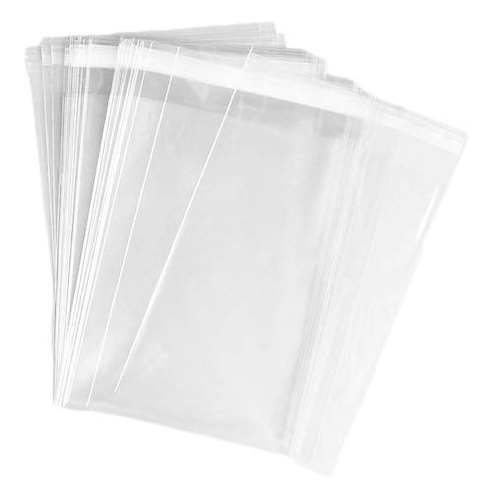 100 Pcs 6x9 Clear Resealable Cello / Cellophane 6 x 9 Bags Good for Bakery  Candle Soap Cookie