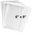 thumbnail image 1 of 100 Pcs 6x9 Self-sealing Clear Cellophane Bags, Resealable Cello, for Bakery, Candle, Soap, Cookie, greeting cards, and much more., 1 of 2