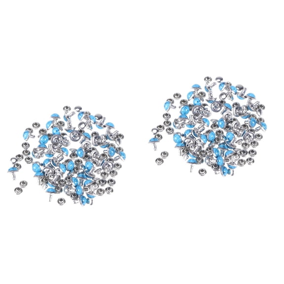 SOPOTUTU Craft Accessory Crash Nails for Leathercraft and Crafts, 100 Pieces Metal