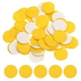 thumbnail image 1 of 100 Pcs Adhesive Felt Circles, 1" Round Non-Woven Felt Pads Stickers, Yellow, 1 of 6