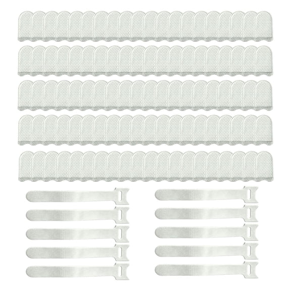 100 Pcs Adjustable Cable Straps Cable Ties, Reusable Cable Ties, Wire Ties, Cord Organizer, Cable Organizer, Adjustable Cable Management 6"