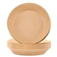 thumbnail image 1 of 100 Pcs Air Fryer Liners Disposable 9 Inch Round Parchment Paper, Airfryer Liners & Air Fryer Cups, Non-Stick Oil Proof Air Fryer Paper Liners for Baking Roasting Microwave, 1 of 3