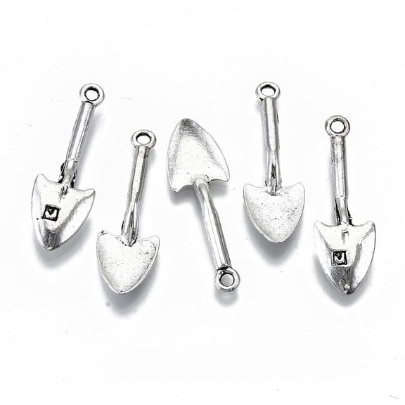 100 Pcs Alloy Charms Pendant Tibetan Style Alloy Pendants Garden Theme Charms for Women DIY Necklace Bracelet Earring Jewelry Craft Making Silver
