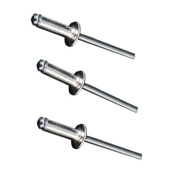100 Pcs Aluminum Core Blind Rivet Semi-Round Head Screw Kit M5X30mm.