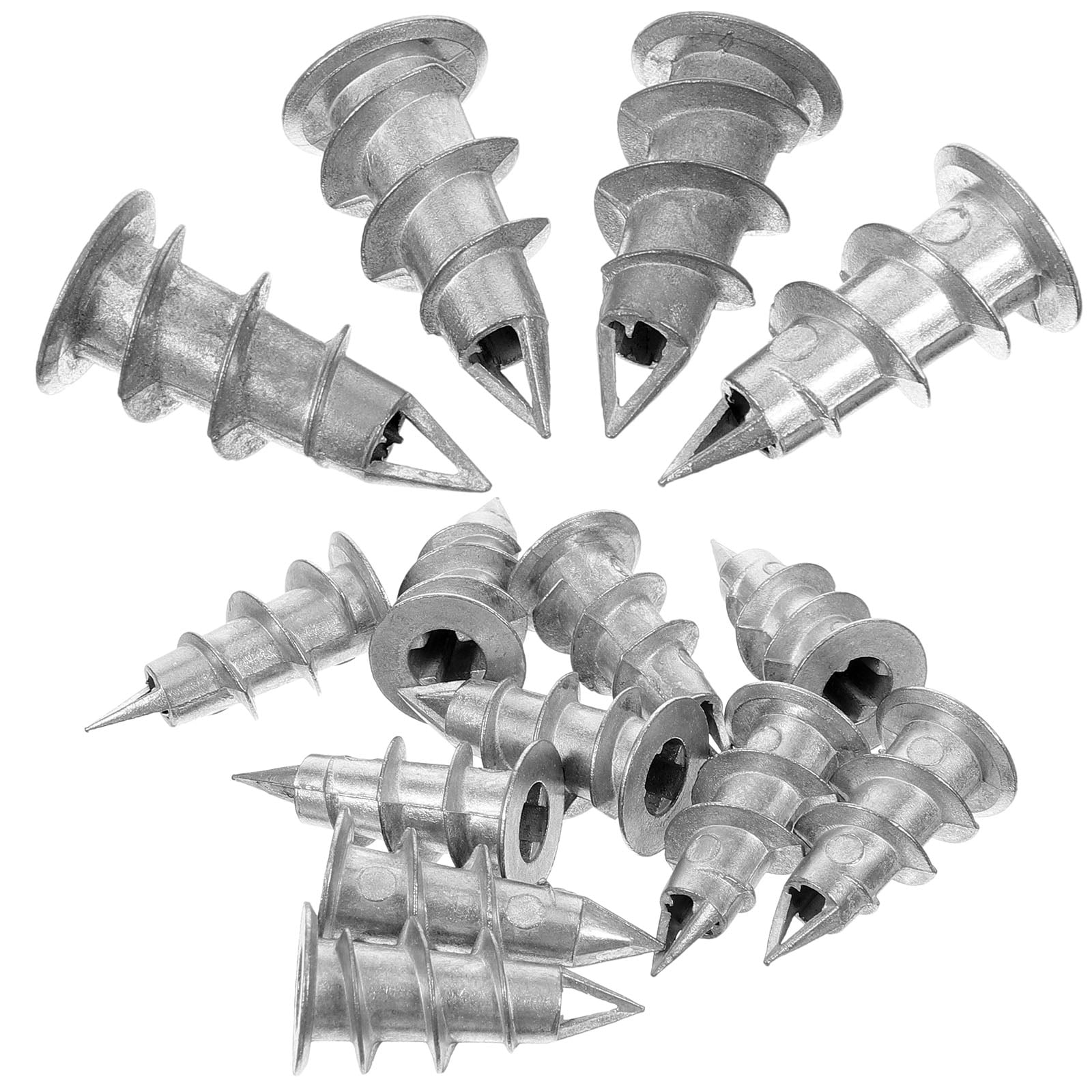 100 Pcs Anchor Wall Dowel Dowels Plasterboard Anchors Dry Spiral