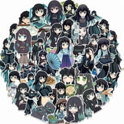 100 Pcs Anime Stickers, Anime Cartoon Waterproof Decals for Water Bottles, Laptops, Computers, Cars, Skateboards and Notebooks