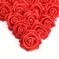 thumbnail image 1 of 100 Pcs Artificial Rose Flower Heads, Real Looking Foam Fake Roses for DIY Wedding Baby Shower Centerpieces Arrangements Party Tables Home Decorations, 1 of 10
