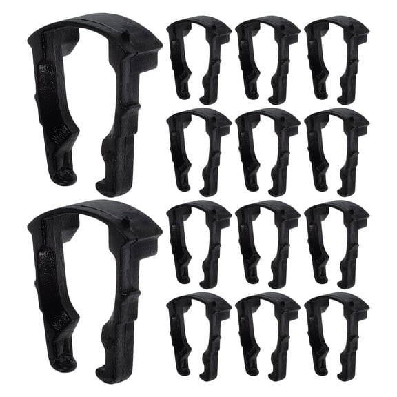 100 Pcs Automotive Joints Line Fittings Filter Clamp Shape Plastic