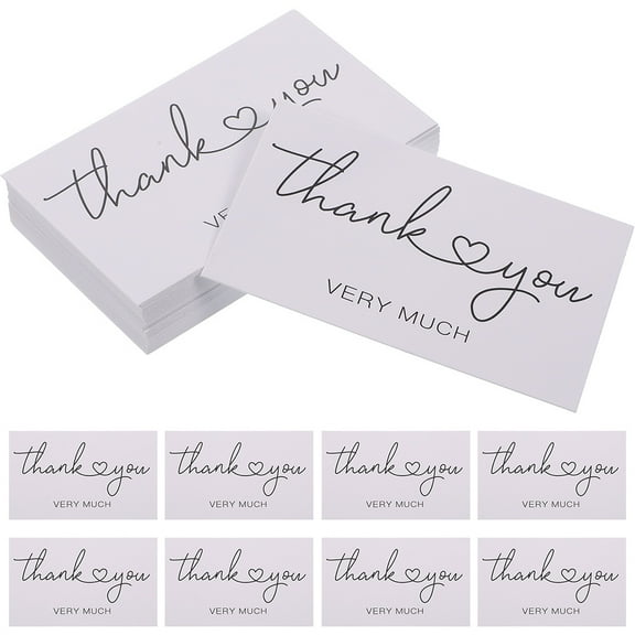 ELAYARD T You Cards Bulk, Stylish and Portable for Online Stores, 100Pcs