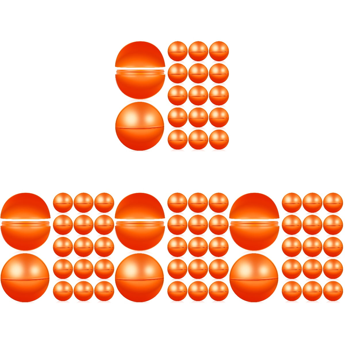 100 Pcs Ball Gumball Machine Opened Pong Balls Bingo for Standard Cages