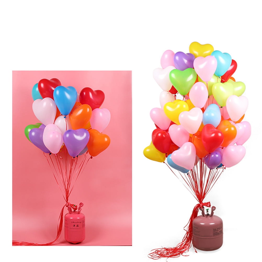 100 Pcs Ballons Wedding Balloons Helium Balloons Heart Shape Balloons Helium-filled Balloons Party Balloons