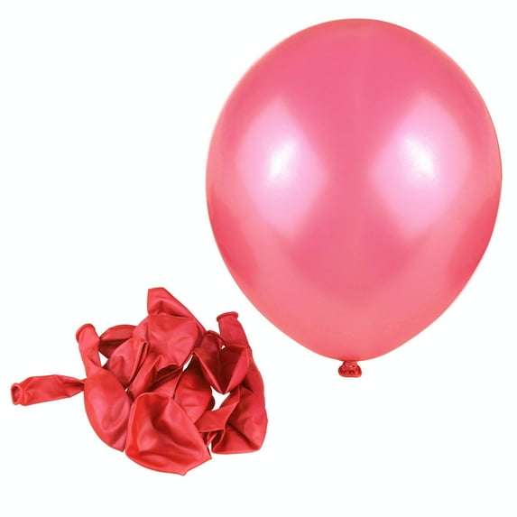 100 Pcs Balloons Patriotic Party Decorations Red Ballons Round for Events Festivals Color