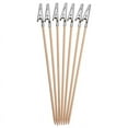 thumbnail image 1 of 100 Pcs Bamboo Alligator Clamp Clips Stick Long- Tailed Alligator Clip Photo Holder Stand Memo Clip Memo Note Clip, 1 of 8