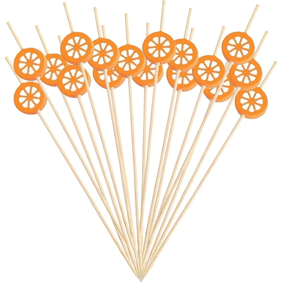 100 Pcs Bamboo Cocktail Picks, Fancy Toothpicks for Appetizers, Handmade Bamboo Skewers, Disposable Bamboo Sticks, Cocktail Garnish, Charcuterie Accessories (4.7 Inch Multicolor Candy Heart)