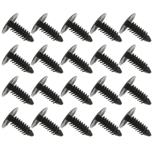 100 Pcs Barbed Buckle Push Pin Automotive Rivet Bumpers Liner Repair Button Car