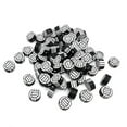 thumbnail image 1 of 100 Pcs Baseball Polymer Clay Beads, Sports Beads for Bracelets Making, Football Bead DIY Beads for Crafts Bracelet, Necklace, Jewelry Handmade, Jewelry Making Accessories Supplies, 1 of 14